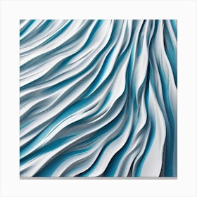 Abstract Wavy Pattern 9 Canvas Print