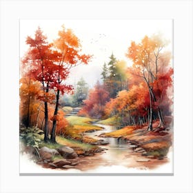 Autumn Forest 5 Canvas Print