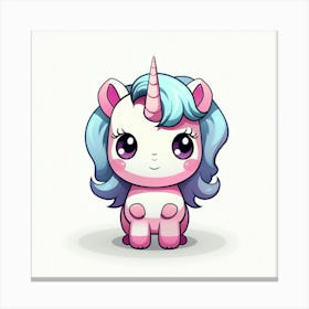 Cute Unicorn 403 Canvas Print