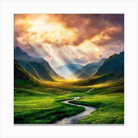 Scotland Landscape Canvas Print