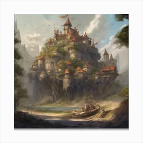 Fantasy Castle 61 Canvas Print