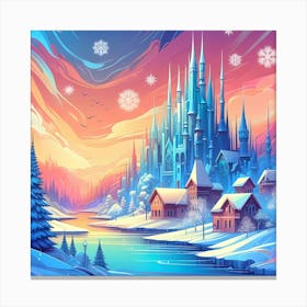 Winter Landscape 9 Canvas Print