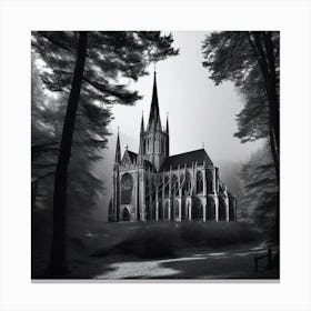 Church In The Woods 7 Canvas Print