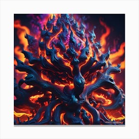 Fire And Ice Canvas Print