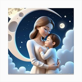 Mother And Child 1 Canvas Print