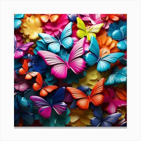 Colorful Butterflies 18 Canvas Print