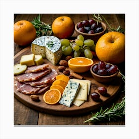 Cheese Platter 1 Canvas Print