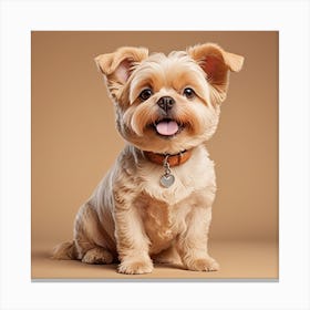 Dog Portrait Canvas Print