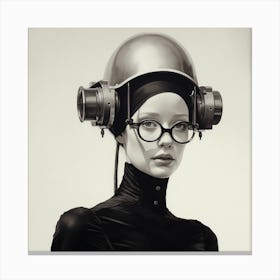 Futurist Girl Canvas Print