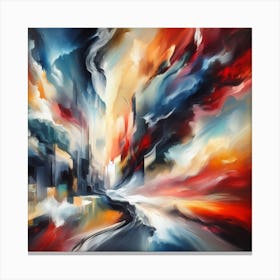 Abstract art Canvas Print