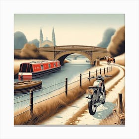 River Thames at Oxford Canvas Print