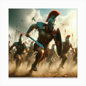 Sparta Warriors Canvas Print