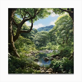 Forest Scene Canvas Print