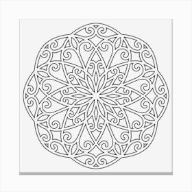 Iron Mandala 08 Canvas Print