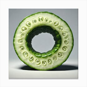 Sliced Cucumber 2 Canvas Print