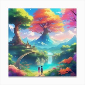 Nature Anime Canvas Print