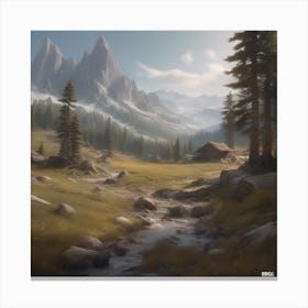 Mountain Landscape 50 Canvas Print