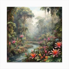 Rainforest landscape 4 Canvas Print