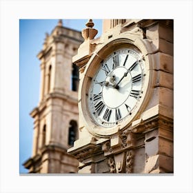 Clock Tower Canvas Print