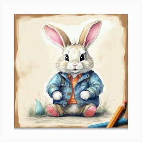 Easter Bunny 6 Canvas Print