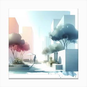 Cityscape 15 Canvas Print