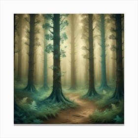 Forest Path 17 Canvas Print