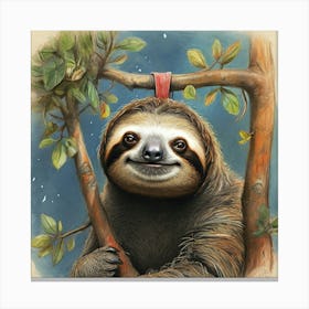 Sloth 51 Canvas Print