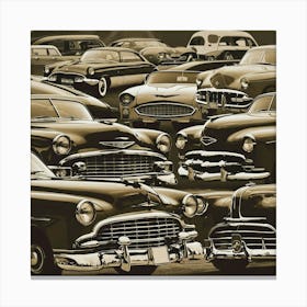 Classic Cars 4 Canvas Print