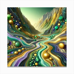 Rainbow River 1 Canvas Print