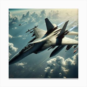 Eagle Fighter Jet 4 Canvas Print