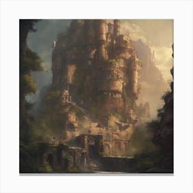 Fantasy Castle 93 Canvas Print