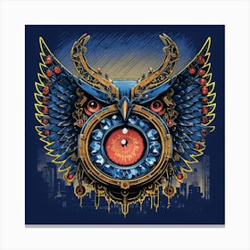 Eye Of The Owl Canvas Print