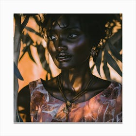 African Beauty Canvas Print