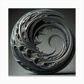 Spiral Sphere Canvas Print