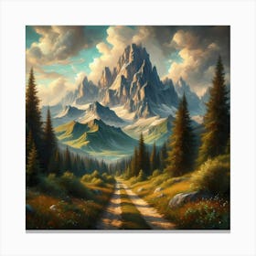 Mountain Road Canvas Print