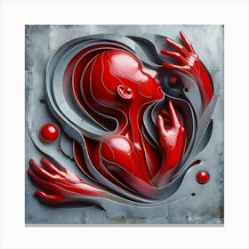 'Red' Canvas Print