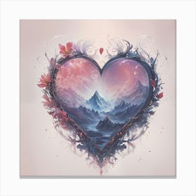 Heart Of The Mountains Canvas Print