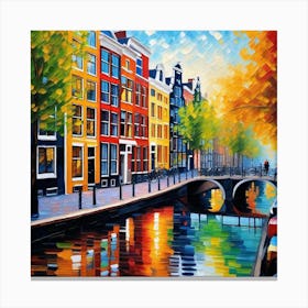 Amsterdam Canal 16 Canvas Print