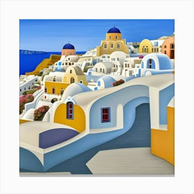 In The Med Canvas Print