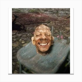 Man'S Head Canvas Print