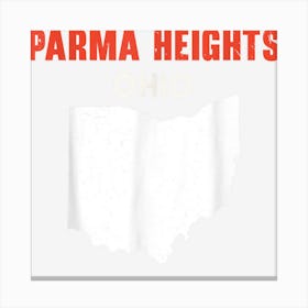 Parma Heights Ohio Usa State America Travel Ohioan Canvas Print