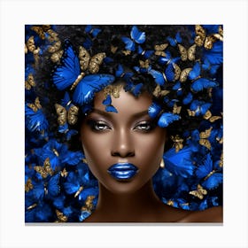 Blue Butterfly 2 Canvas Print