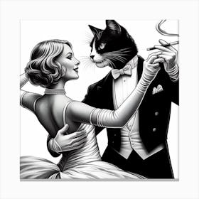 The cats meow Canvas Print