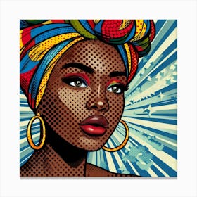 Yetunde Pop African Woman Canvas Print