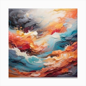 Abstract Painting Canvas Print