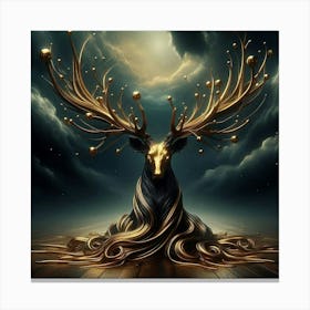 Deer Art 1 Canvas Print