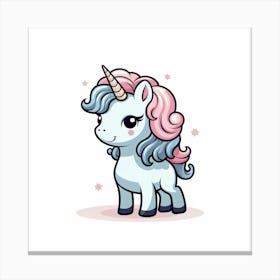 Cute Unicorn 716 Canvas Print