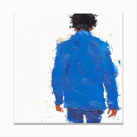 Blue Jacket Canvas Print