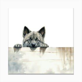 Wolf Dog Canvas Print