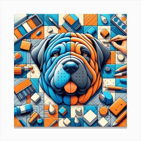 Shar-Pei 10 Canvas Print